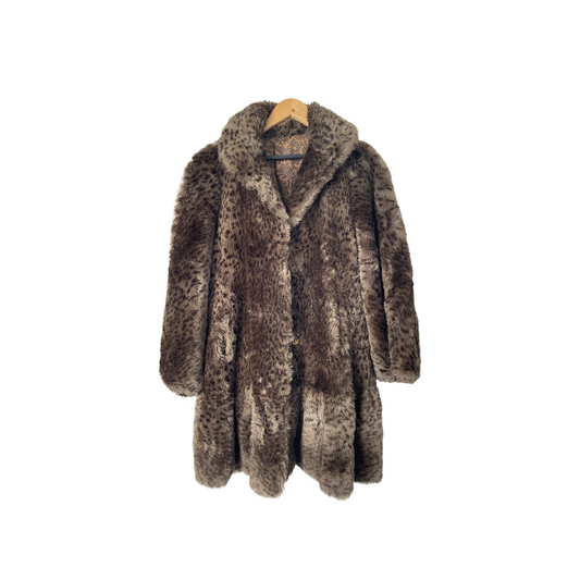 SPOTTED FUR COAT
